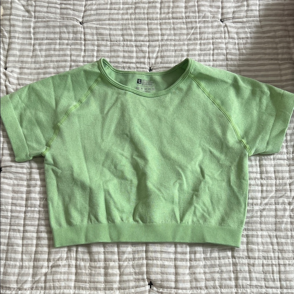 Amazon Light Green Women's Crop Top